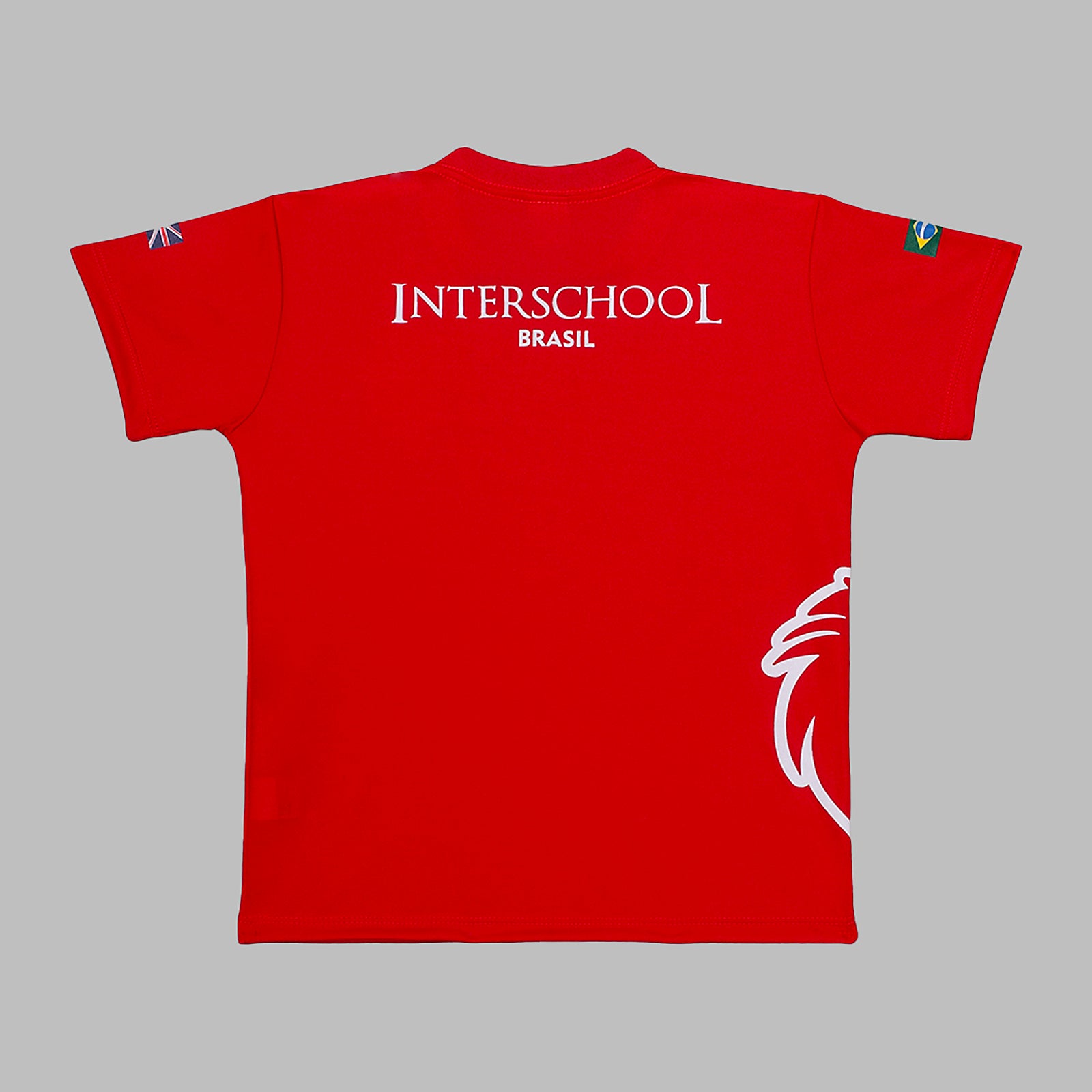 Interschool Camiseta dry vermelho Ed. Inf. e Fund. I