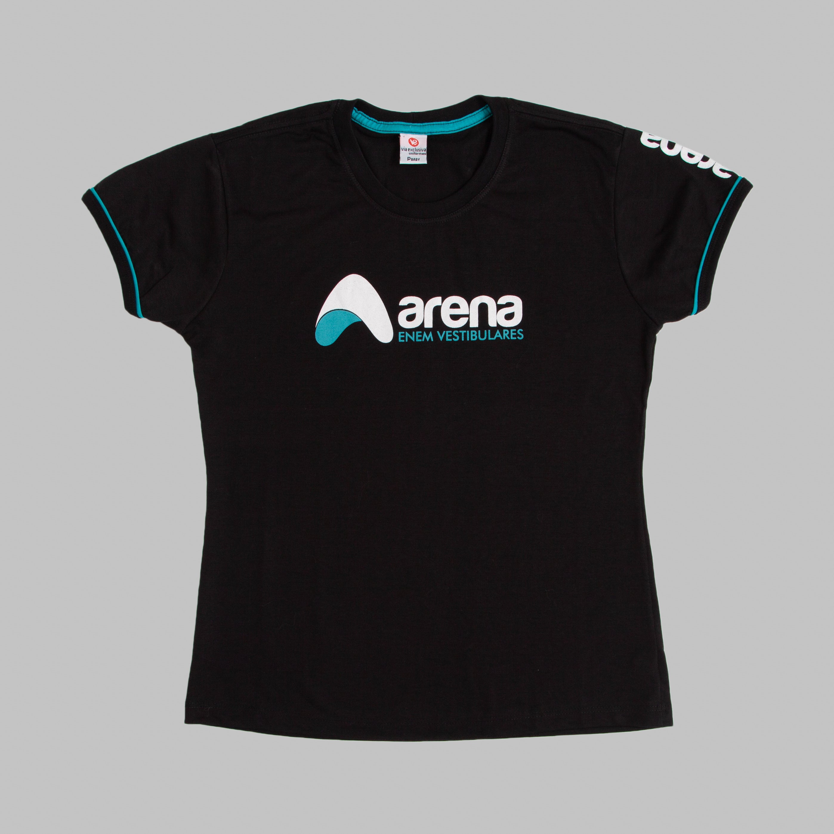 Arena Vestibulares Baby-look pv preto