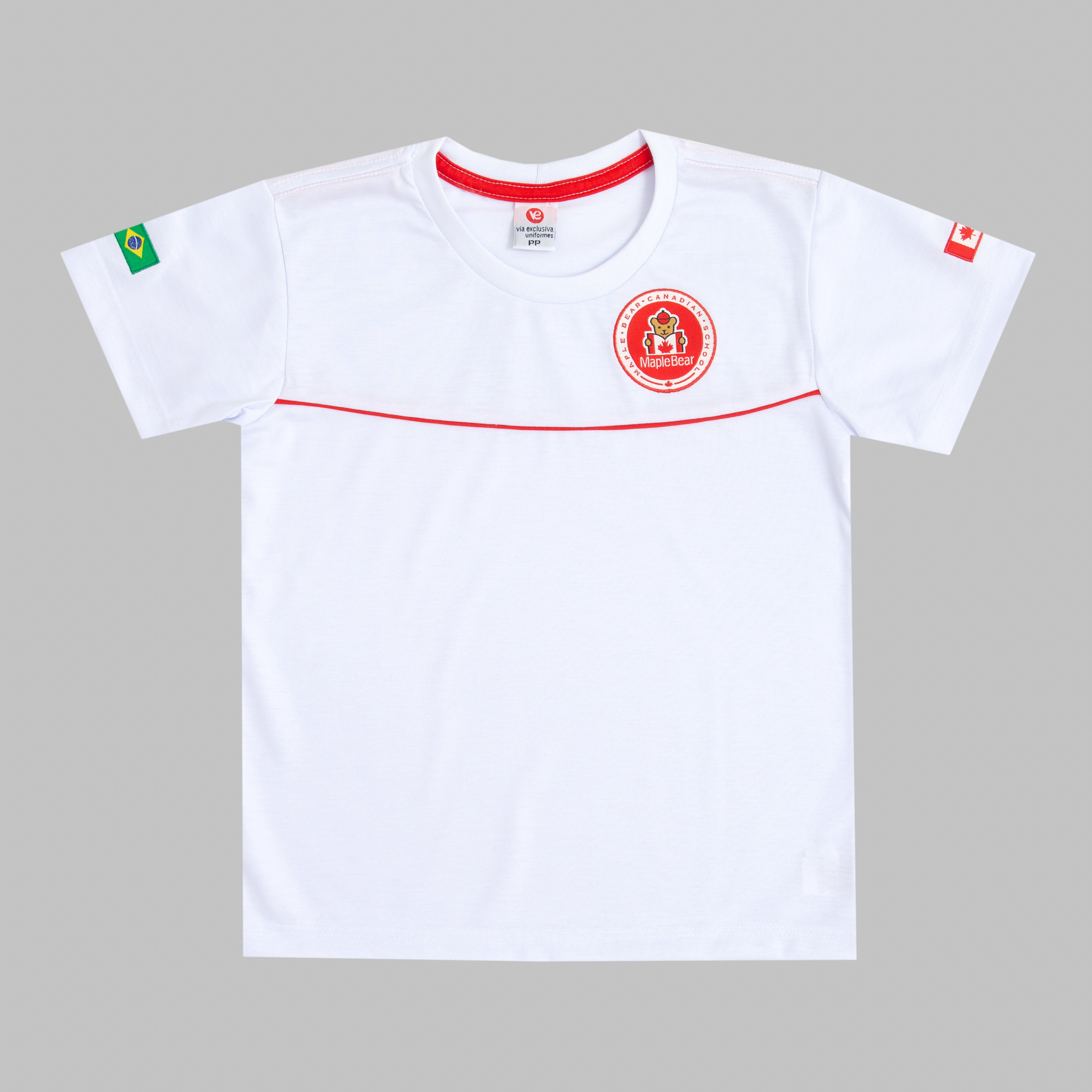 Maple Bear Camiseta pv branco Educação Infantil