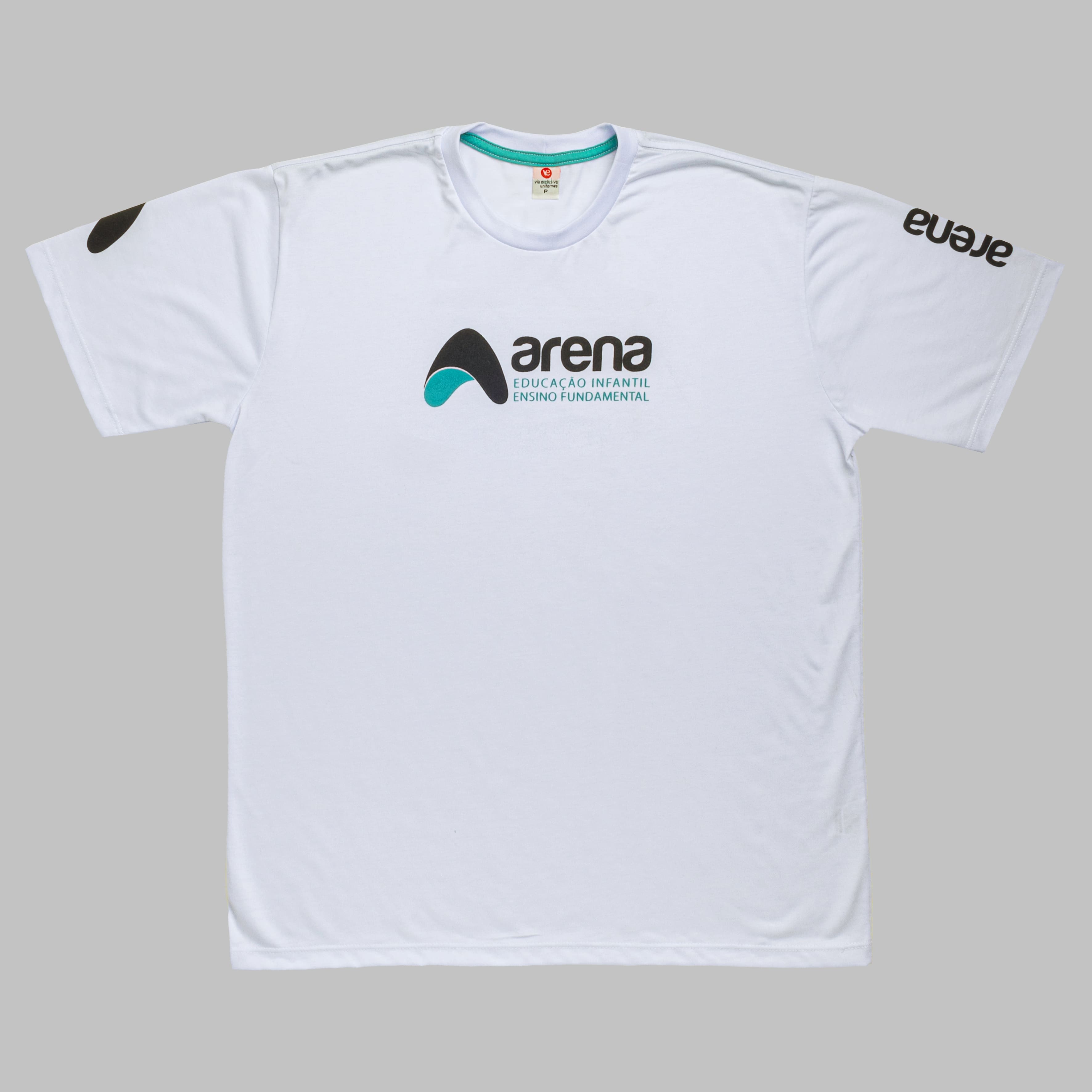 Arena Camiseta pv branco Educação Infantil e Fundamental I e II