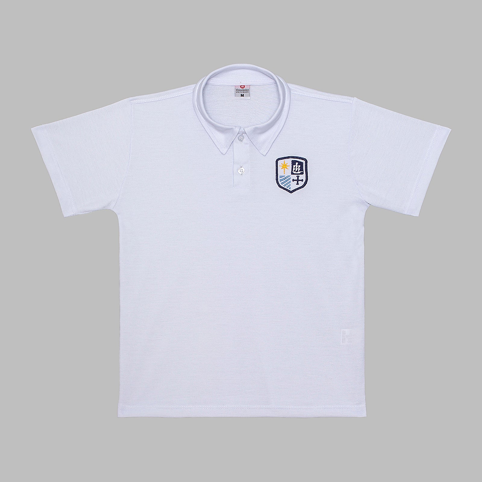 Caravelas Fundamental Camiseta polo branca feminina