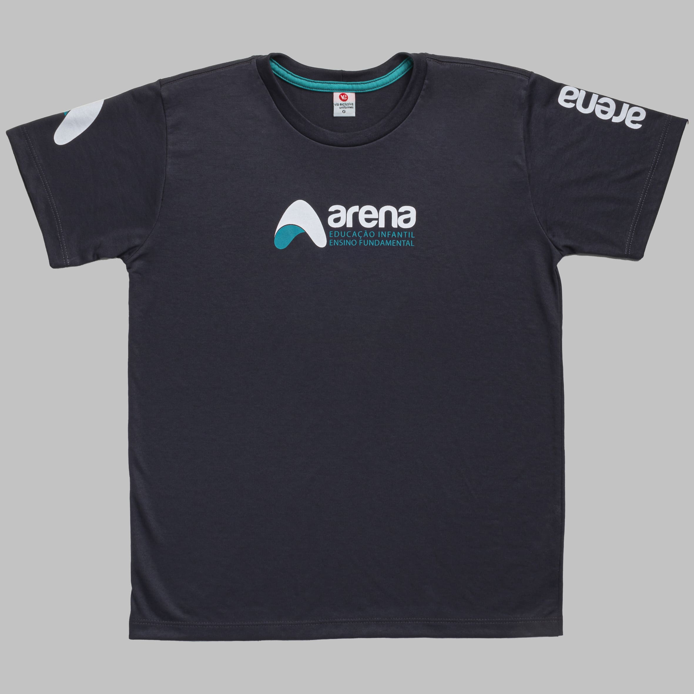 Arena Camiseta pv cinza Fundamental II