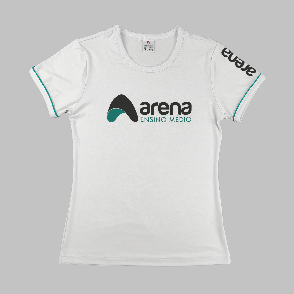 Arena Ensino Médio Baby-look viscolycra branca
