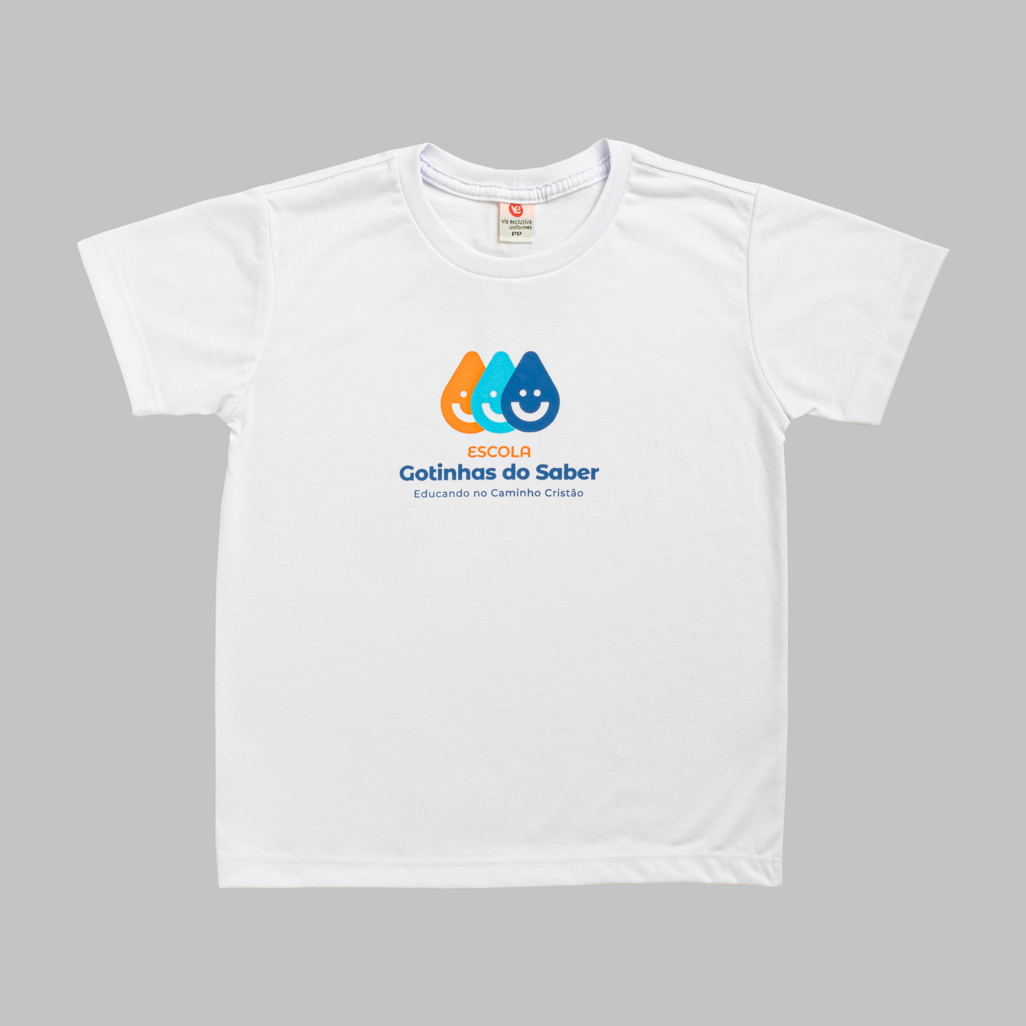 Gotinhas do Saber Camiseta pv branco