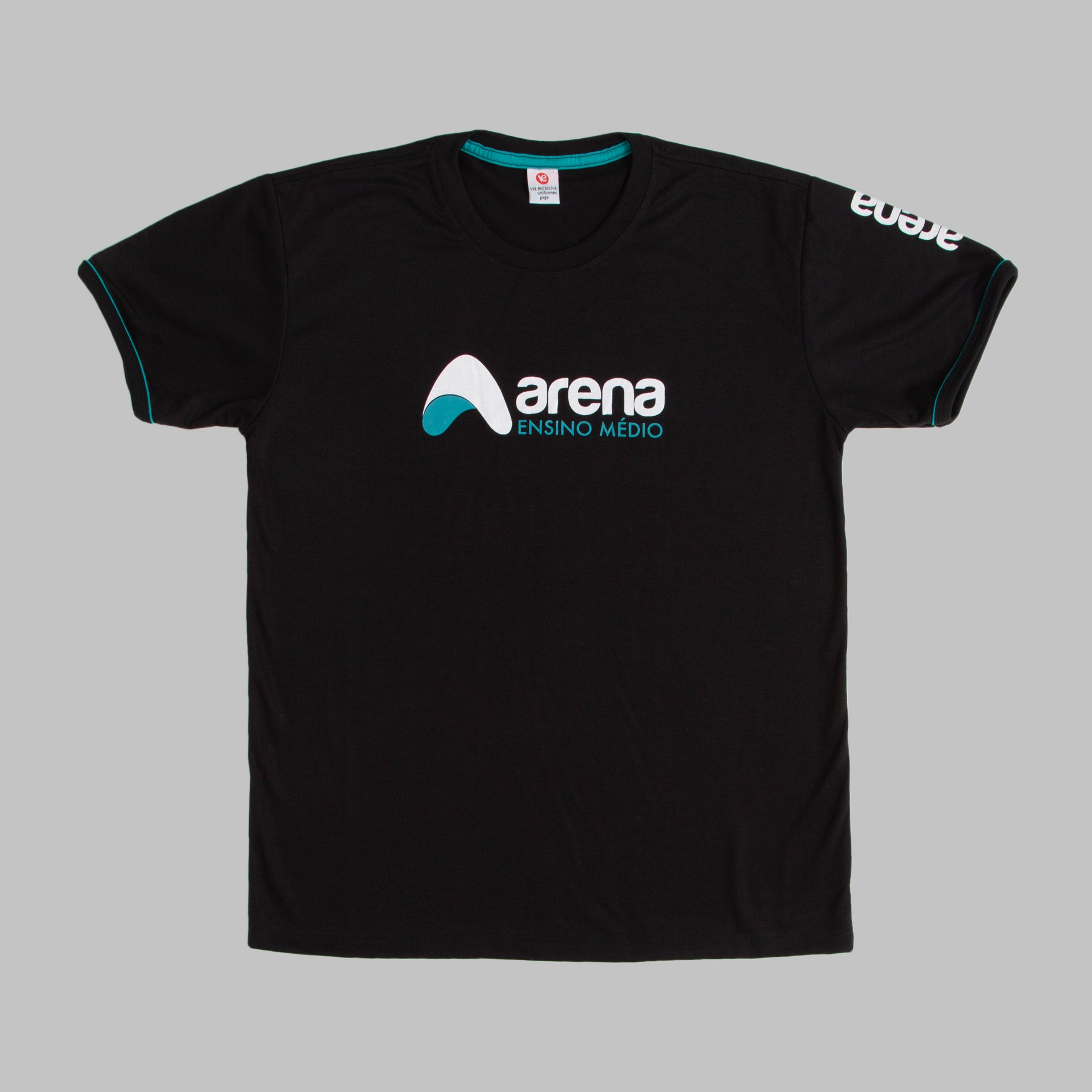 Arena Ensino Médio Camiseta pv preto