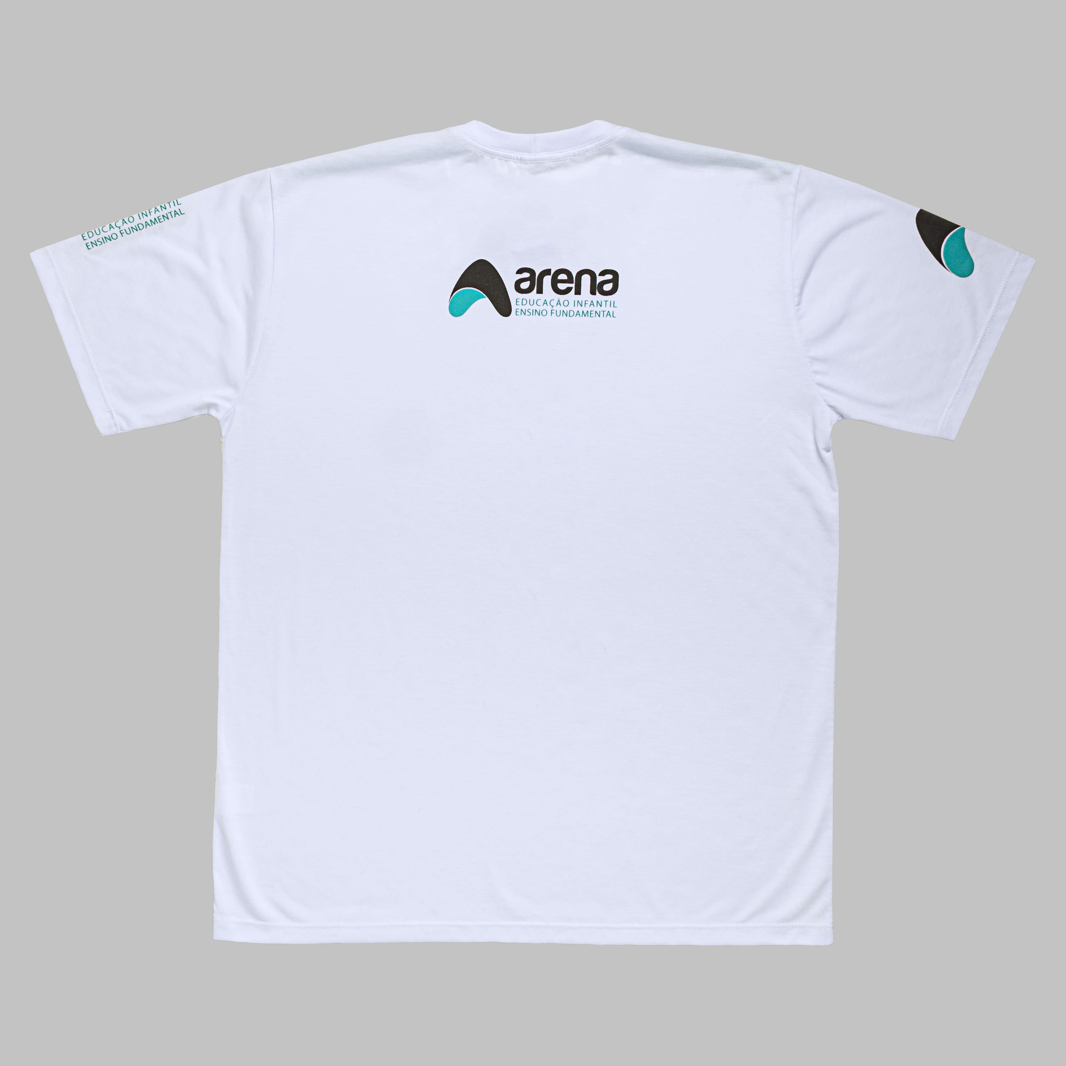 Arena Camiseta pv branco Educação Infantil e Fundamental I e II