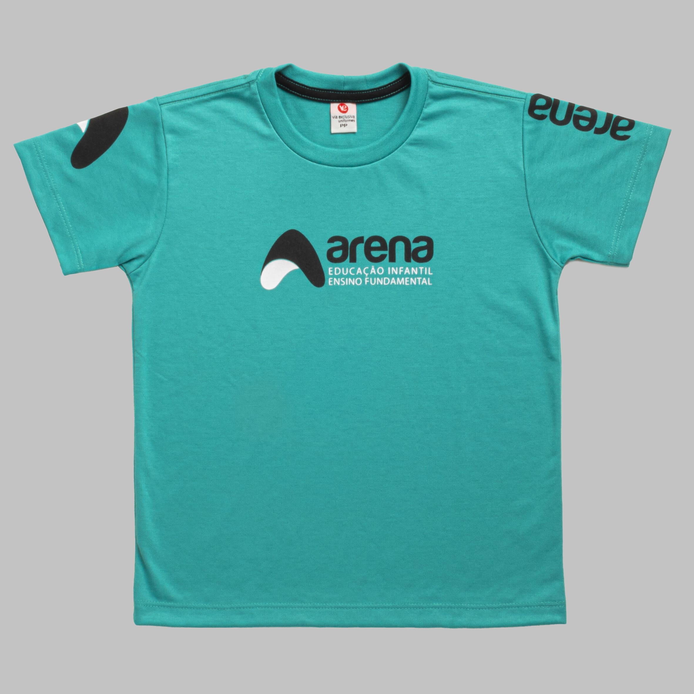 Arena Camiseta pv verde Educação Infantil e Fundamental I