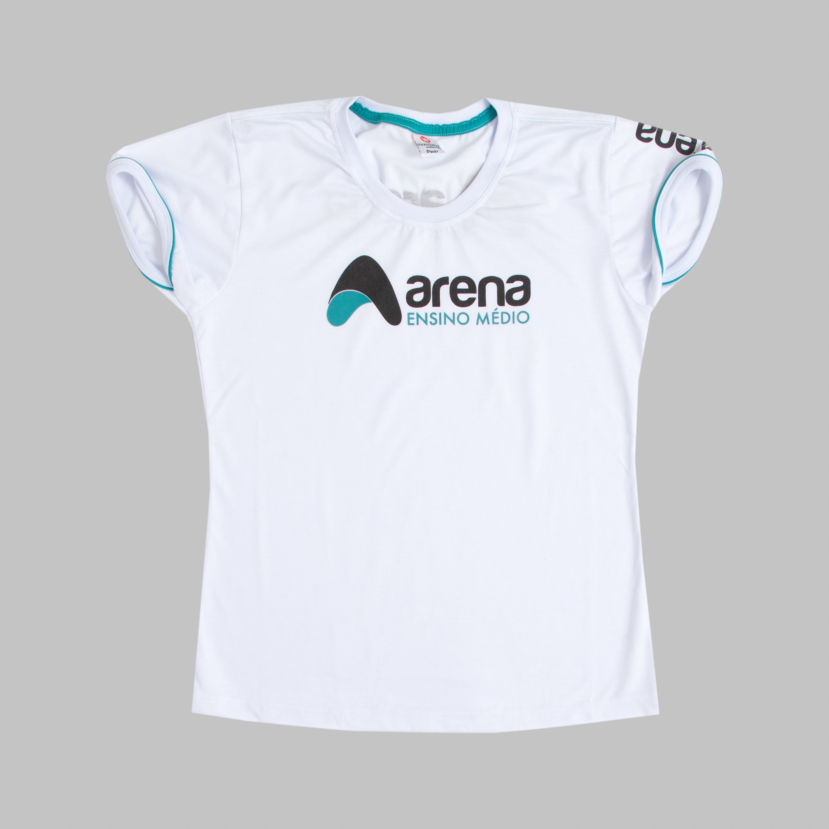 Arena Ensino Médio Baby-look pv branco