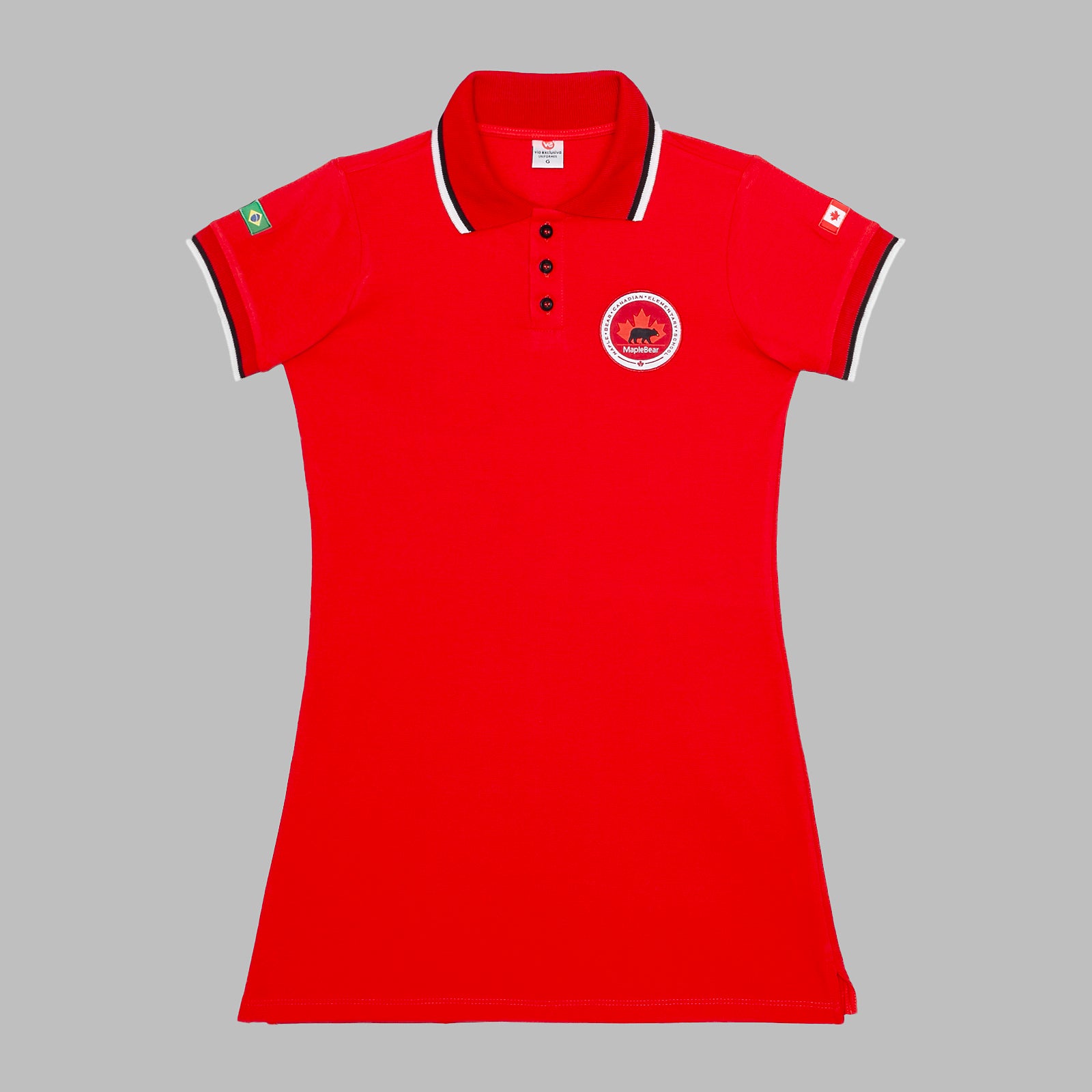 Maple Bear Vestido polo piquet Fundamental
