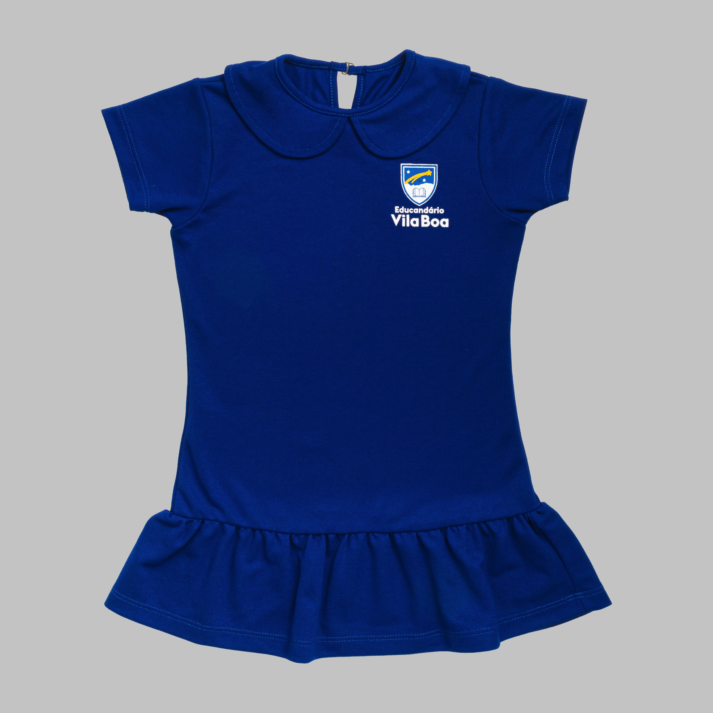 Vila Boa Vestido polo piquet até 4º ano