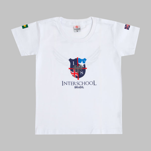 Interschool Camiseta algodão Educação Infantil