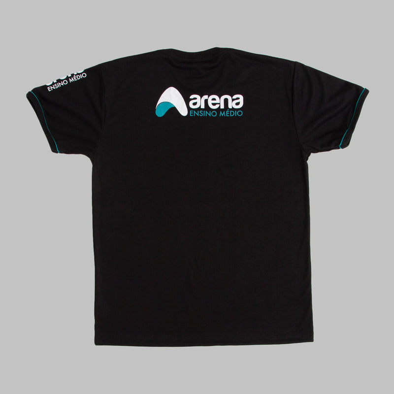 Arena Ensino Médio Camiseta pv preto
